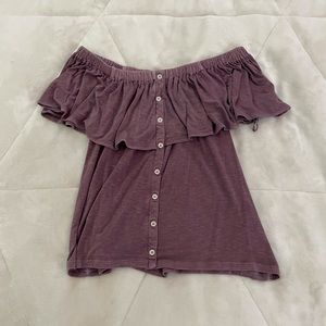 American Eagle Outfitters off the shoulder top